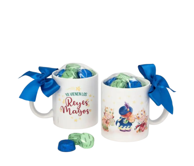 taza reyes magos con bombones como regalo para estas navidades (2)